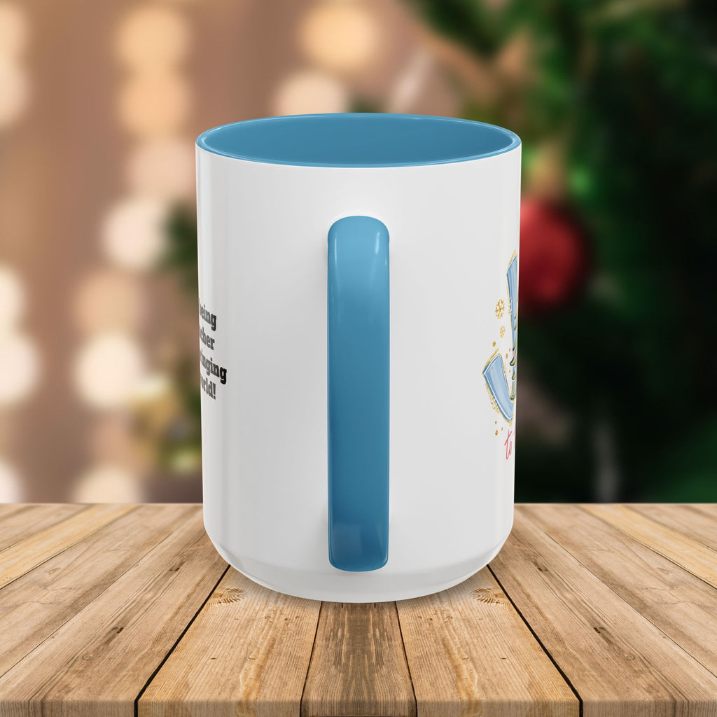 Custom Teacher Mug • Joy to the World Christmas Mug • Personalized Message on Back • Holiday Teacher Gift • 11oz or 15oz Coffee Cup