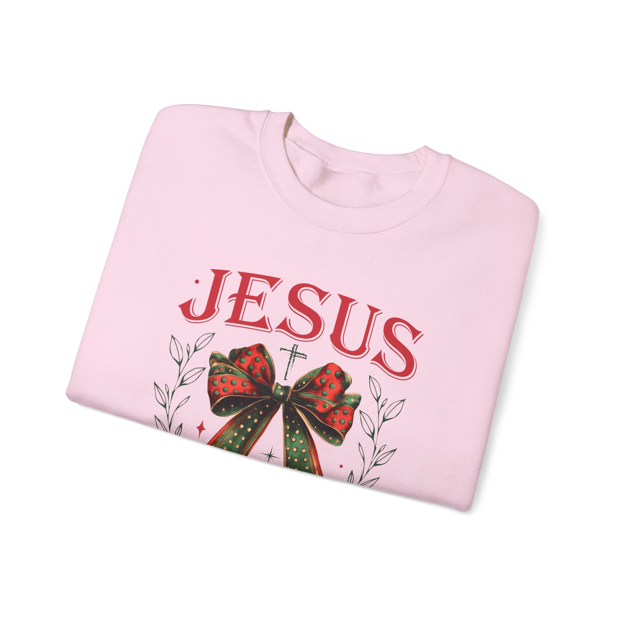 Jesus Is The Reason For The Season Sweatshirt | Christian Christmas Crewneck | Faith Holiday Sweater | Religious Xmas Gift | Nativity Christian Apparel